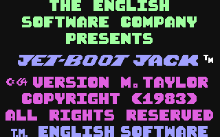 Jet-Boot Jack Title Screen